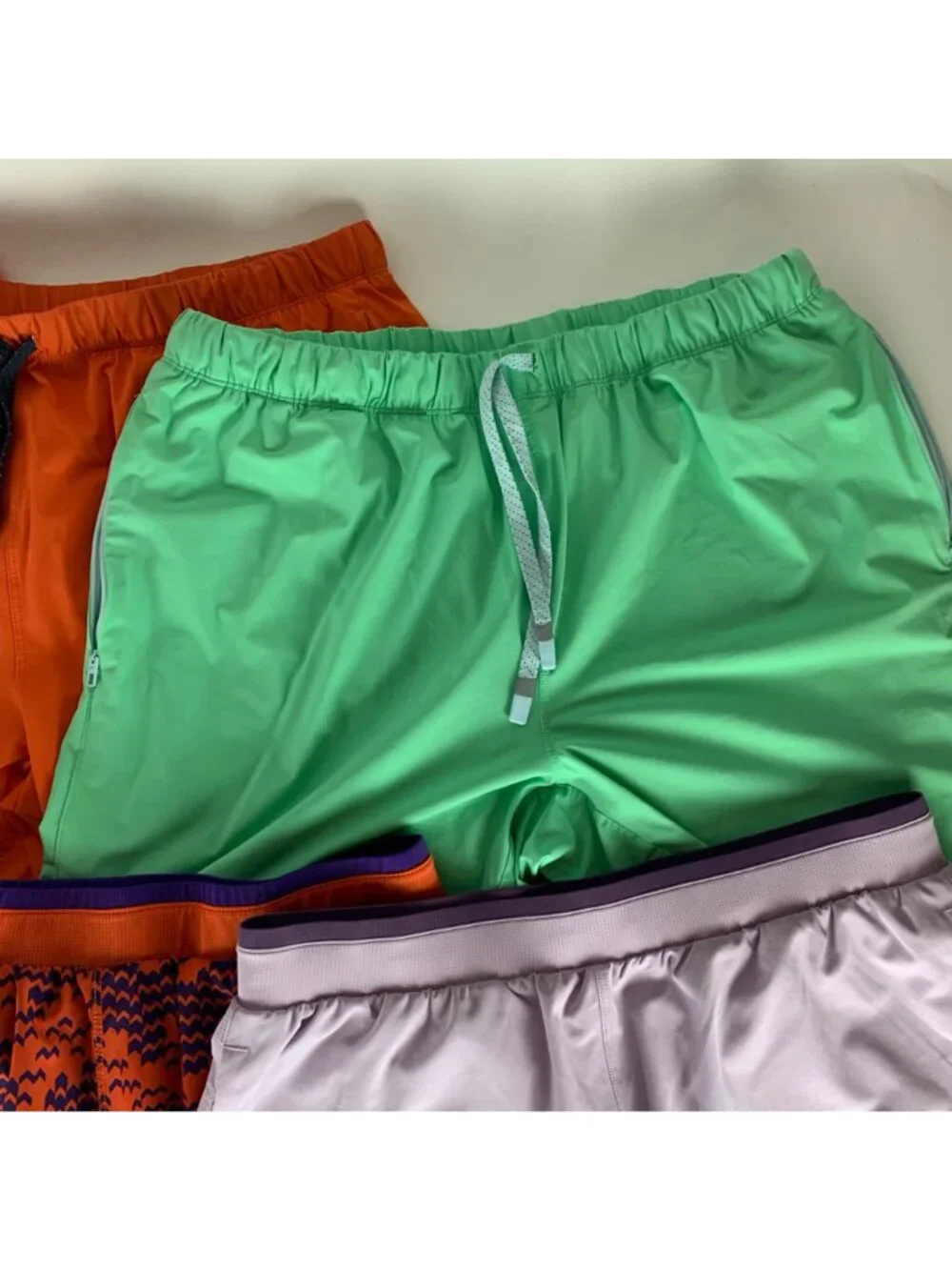 Lot of 6 Fabletics Multicolor Athletic Shorts Mens Large